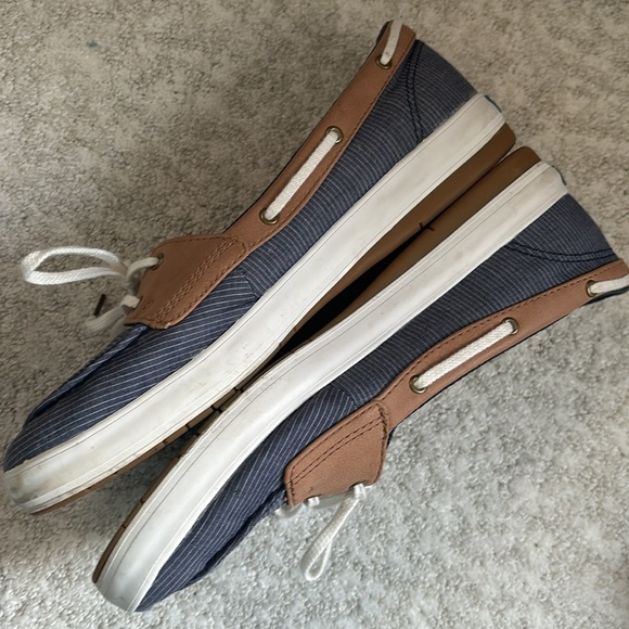 Keds Dream Foam Memory navy & tan loafers - Picture 9 of 11